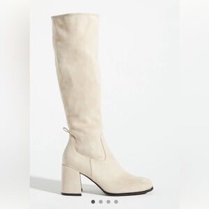Jeffrey Campbell Hot Lava Tall boots in beige size 8.5